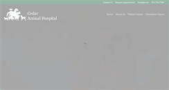 Desktop Screenshot of cedaranimalhospital.com